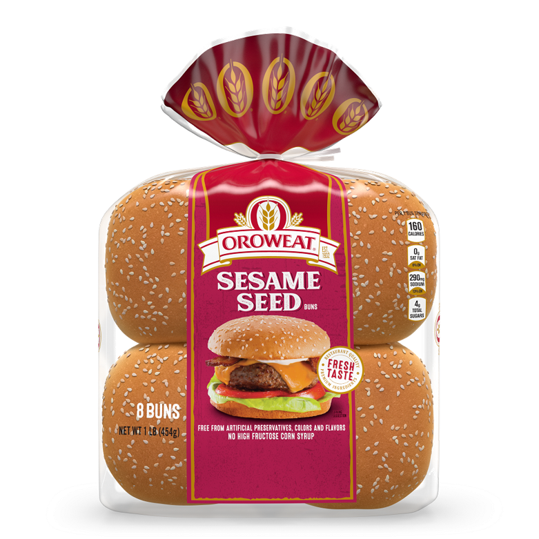 Oroweat® Premium Breads Sesame Seed Buns
